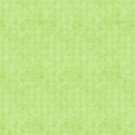 9003 Timeless Treasures Hello Sunshine Geo Pattern Green CD1350
