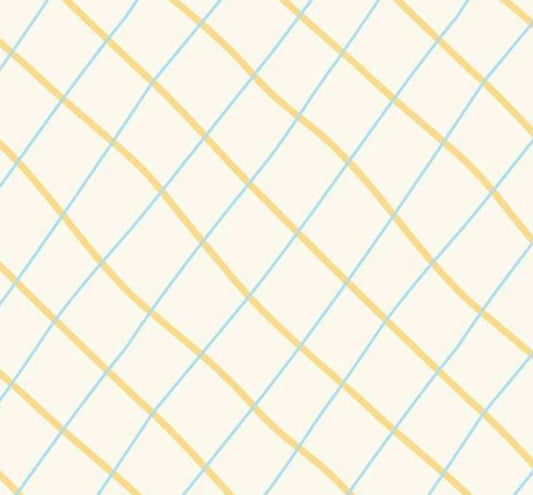 9035 Windham Fabrics Little Whispers Wavy Plaid Parchment 53175-3