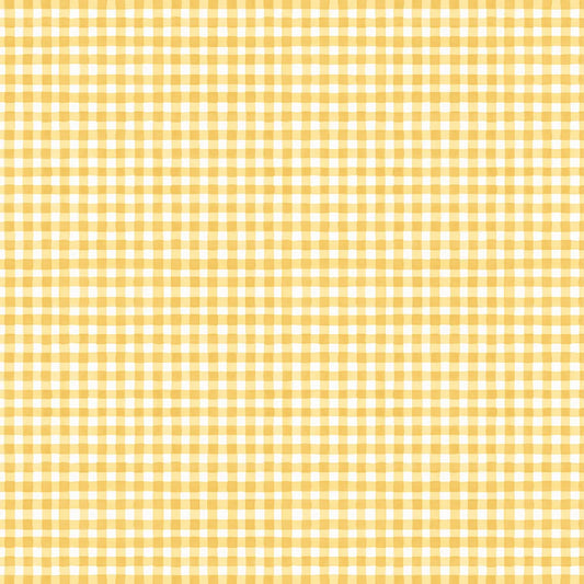 9114 Wilmington Prints Fields of Gold Yellow Gingham 86505-155