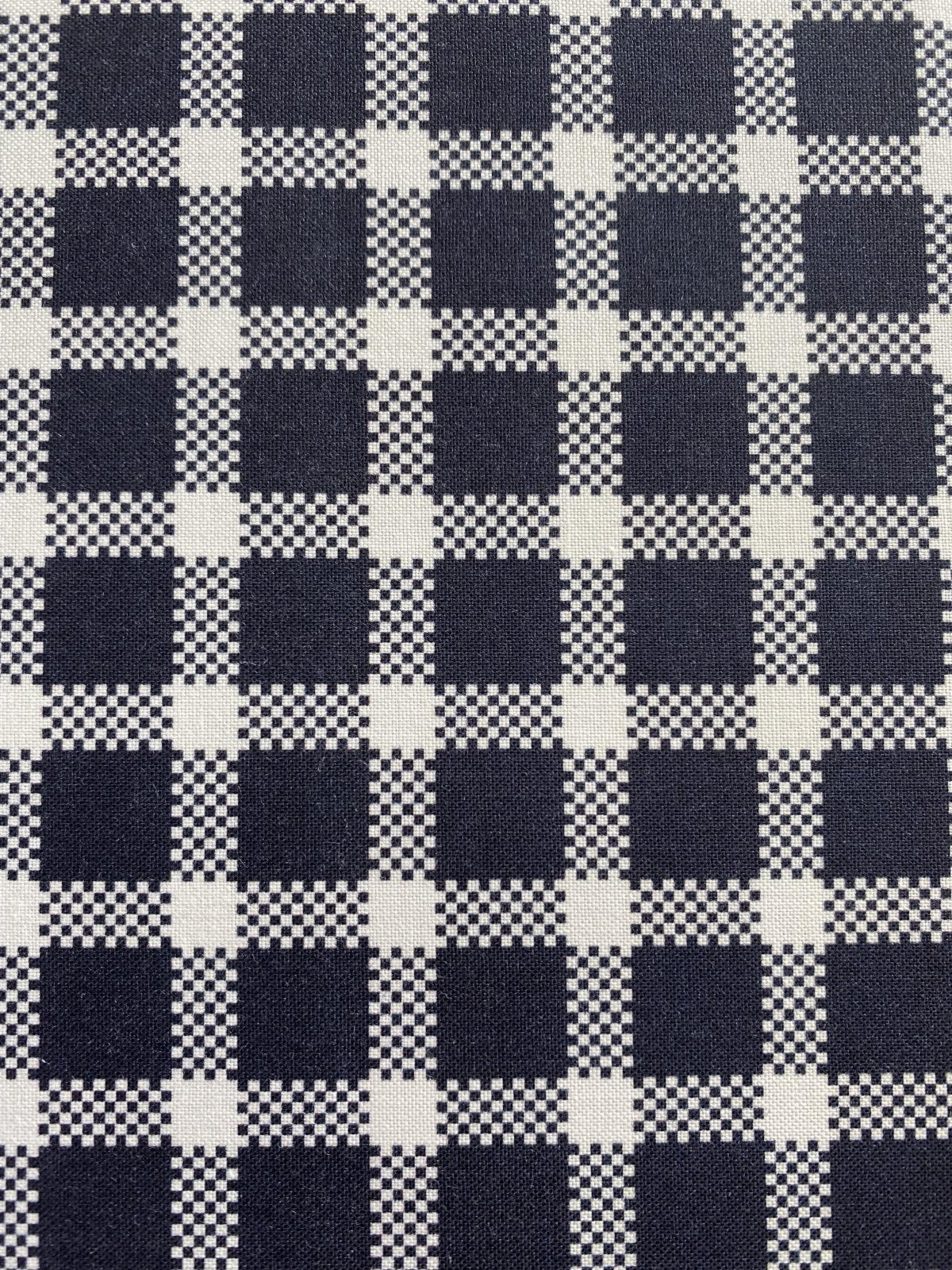 9138 Paintbrush Studio Fabrics Buffalo Check Windowpane Navy 120-22013