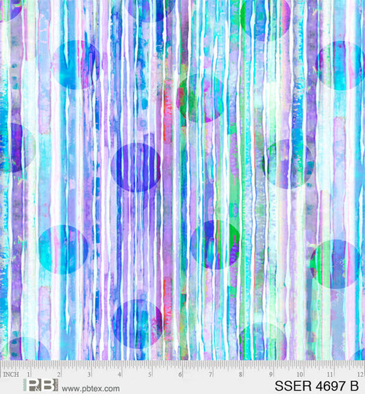 P&B Textiles Songbird Serenade Circles and Stripes 04697-B