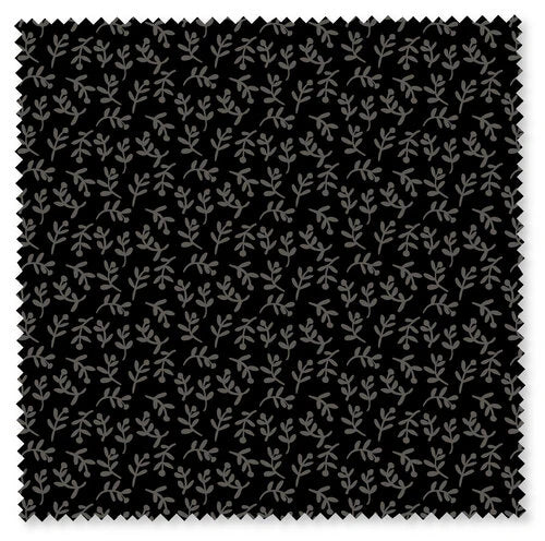 9324 Felicity Fabrics Basics Florets Black on Black 600039