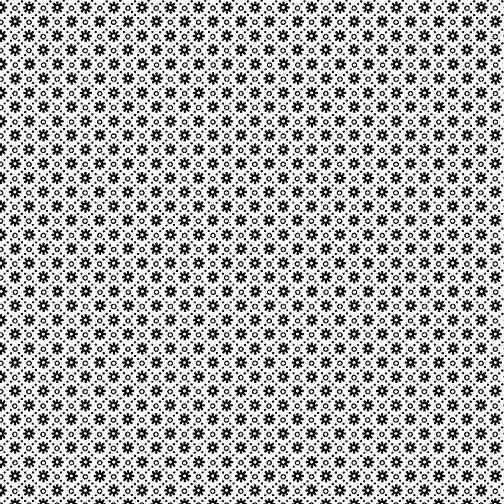 9325 Benartex Designer Fabrics Night & Day Daisy Chain White Black 10404-99