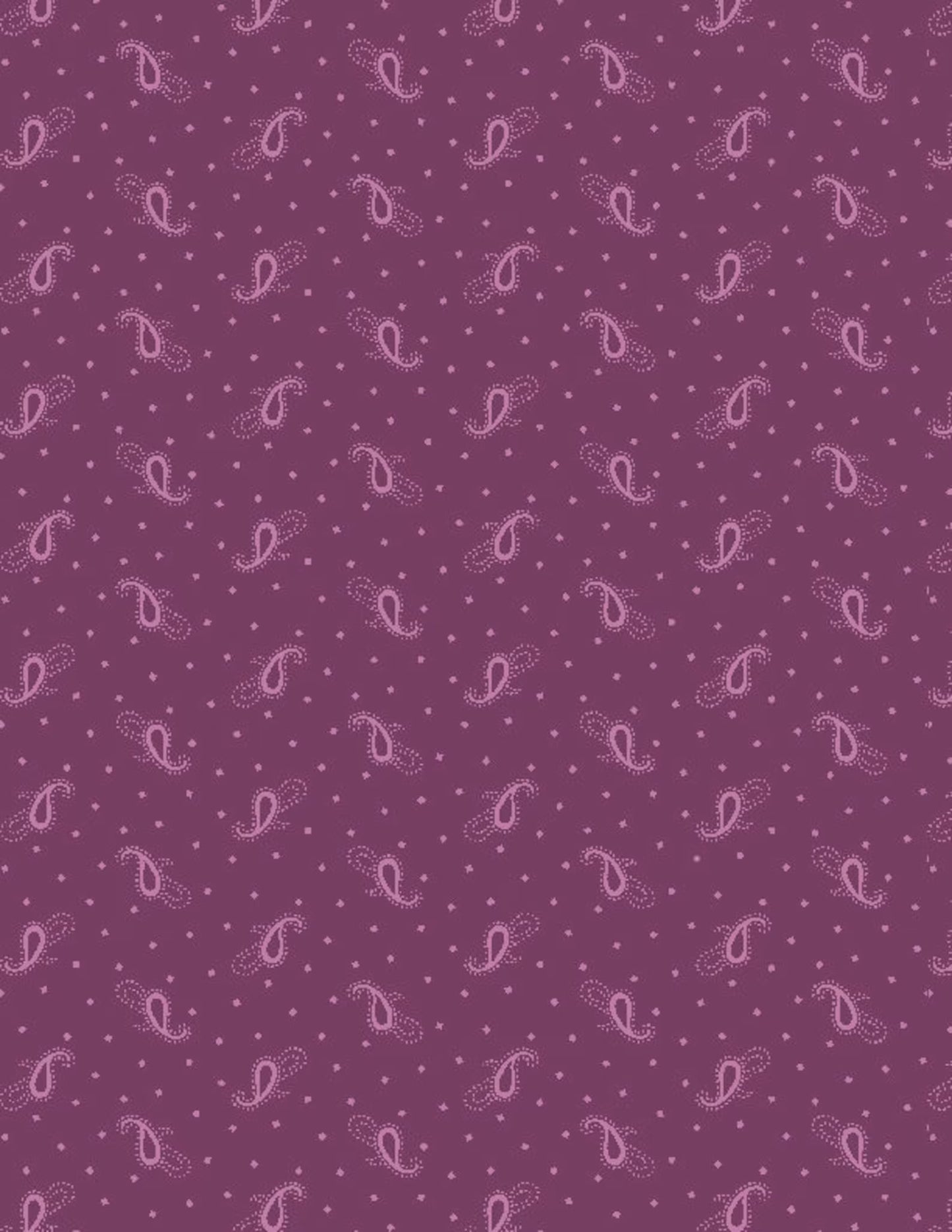 9357 Wilmington Prints Rainbow Sampler Simple Paisley Purple 1803-98711-636