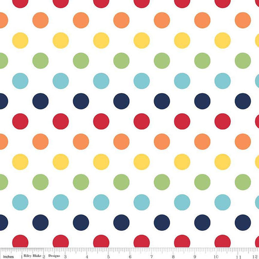 9362 Riley Blake Designs Dots C360 Multi Color