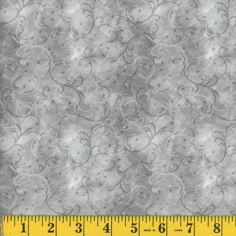 9542 Mook Fabrics 108" Wide Back Mini Elegance 143424 Gray
