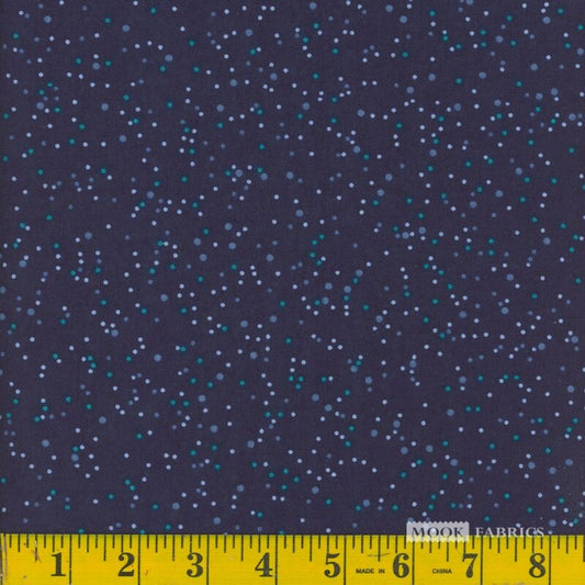 9556 Mook Fabrics 108" Wide Back Dotted Pageant Blue 134737