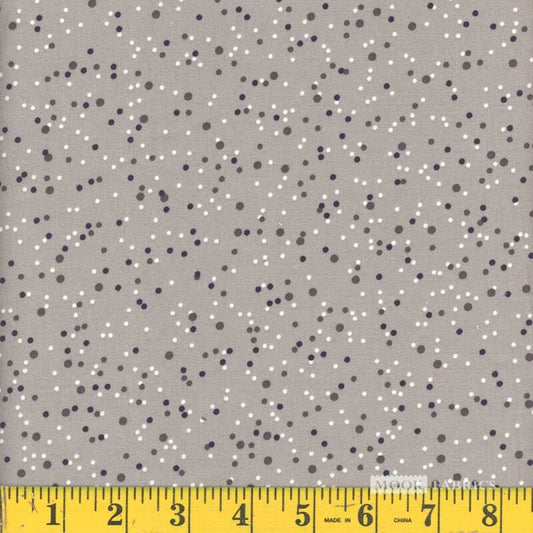 9558 Mook Fabrics 108" Wide Back Dotted Ultimate Grey 134732