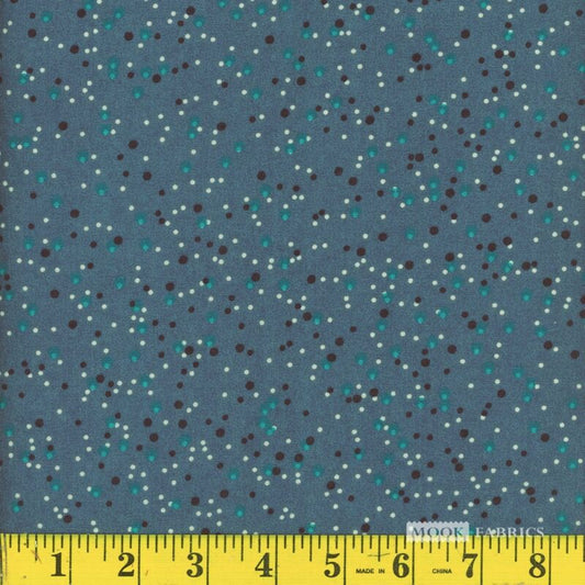9559 Mook Fabrics 108" Wide Back Dotted Midnight 134725