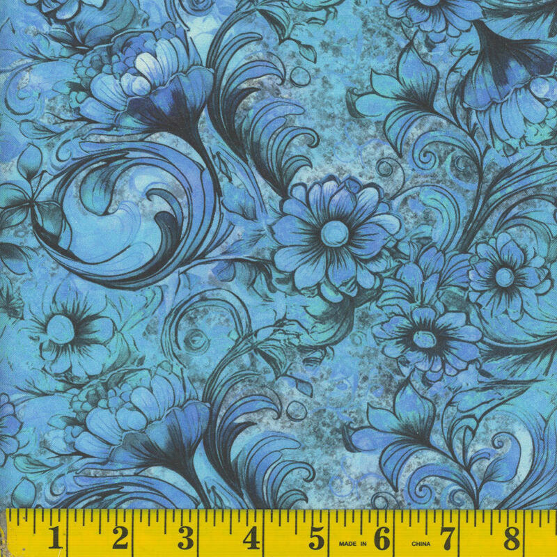 9562 Mook Fabrics 108" Wide Back Empress's Secret Aqua 140703