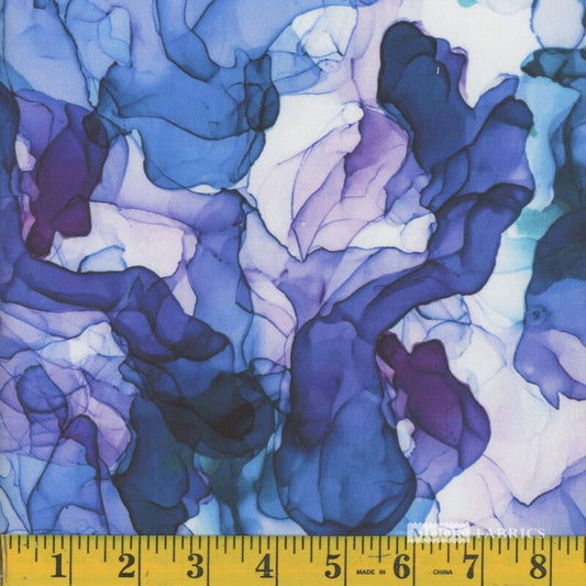 Mook Fabrics 108" Wideback Floral Flight Charcoal