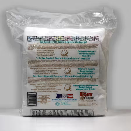 B1015 Batting Warm Company Warm & White Cotton Queen Size 90" X 108"