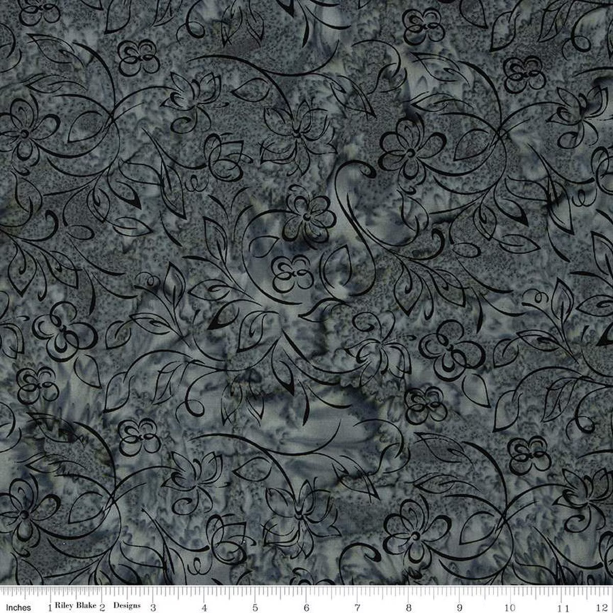 1951 Riley Blake Designs Batiks Achromatic Dane Harbor Gray BT23042-153