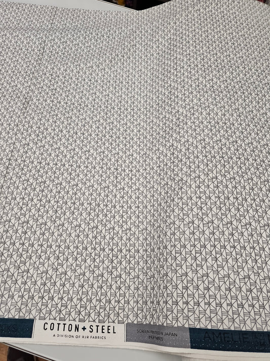 Cotton + Steel All Through The Land Bricks Carbon Gray