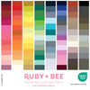 X2037 Windham Fabrics Ruby + Bee Solids Charm Pack 5" Squares Solids 105 pieces