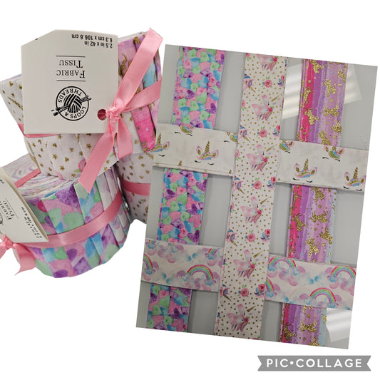 2 1/2" Strip Set  UNICORN PRINTS by Loop & Threads