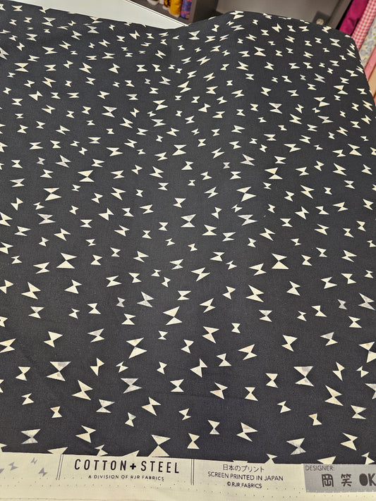 Cotton + Steel Once Upon a Time Flying Ribbon Black