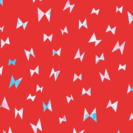 Cotton + Steel Once Upon a Time Flying Ribbon Red