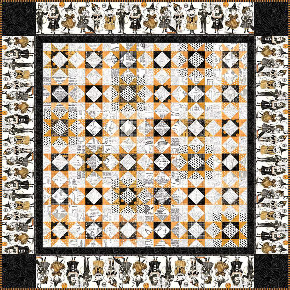 K1006 Riley Blake Designs Costum Maker's Act II Sawtooth Scene Quilt Kit