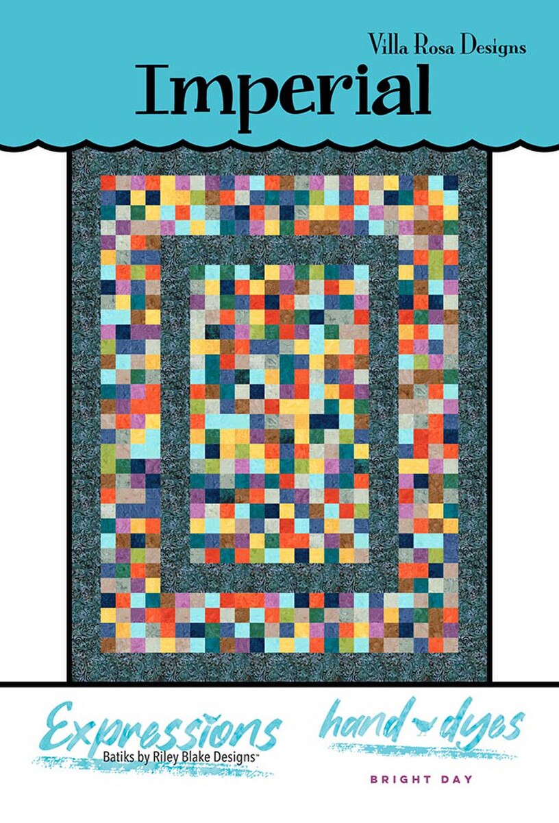 P2069 Imperial 48"x64" Quilt Pattern by Villa Rosa Designs