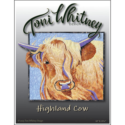 P2085 Highland Cow Pattern by Toni Whitney