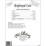 P2085 Highland Cow Pattern by Toni Whitney