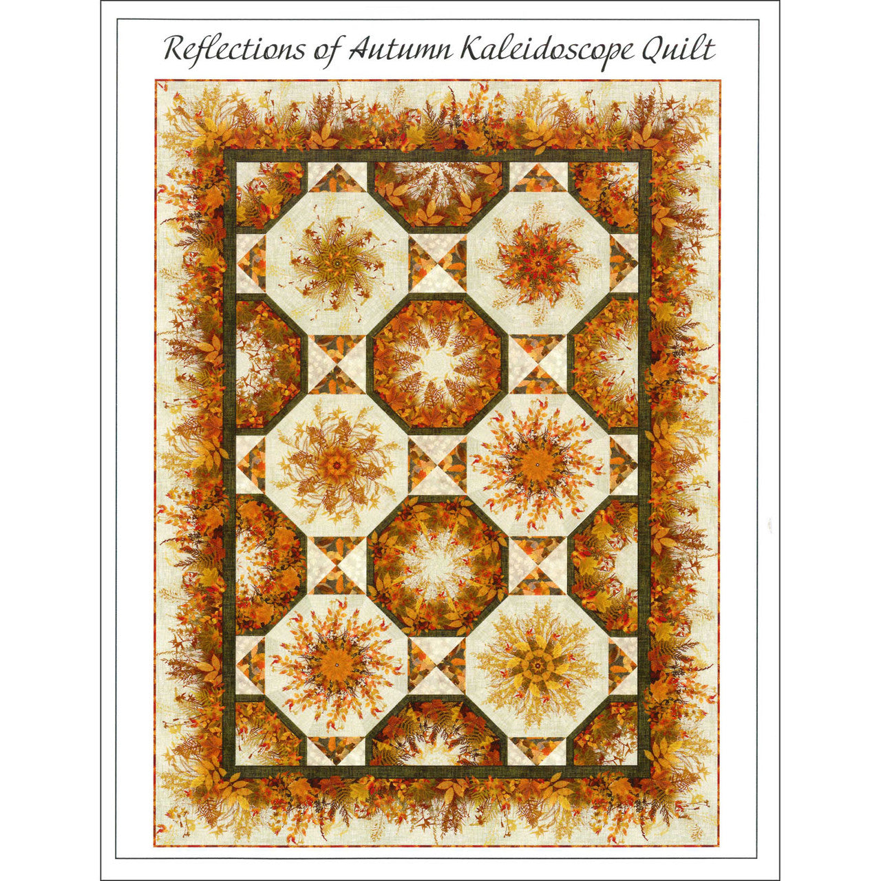 P2089 Pattern Reflections of Autumn Kaleidoscope Quilt by In The Beginning