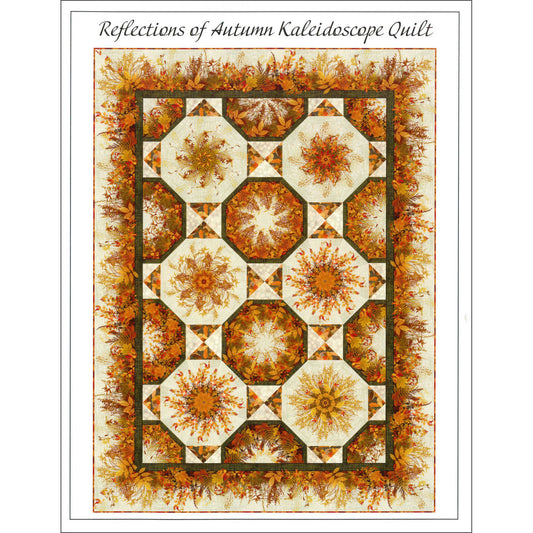 P2089 Pattern Reflections of Autumn Kaleidoscope Quilt by In The Beginning