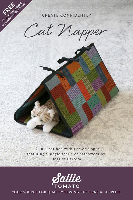 P2090 Sallie Tomato Cat Napper Pattern P210-CATNAPPER