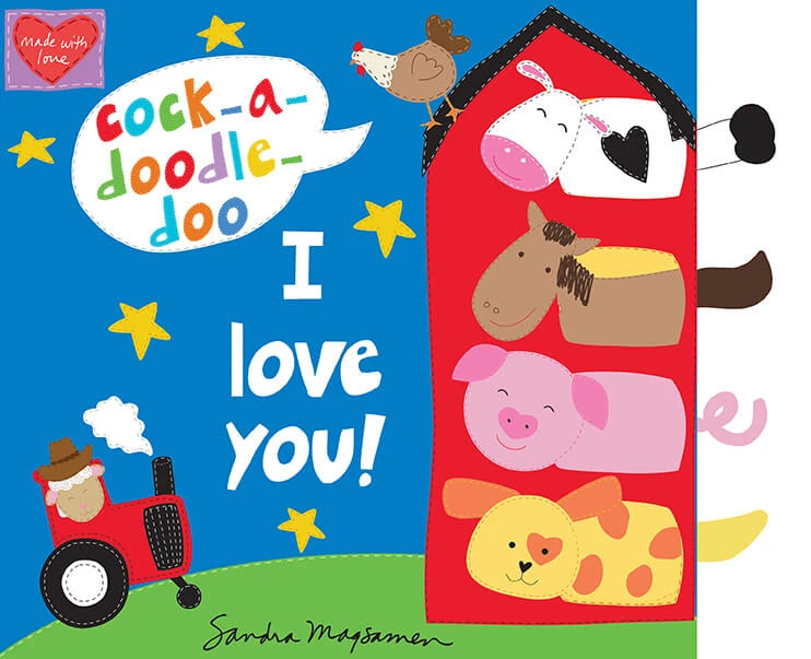 PANL-460 Studio E Fabrics Soft Book Panel Huggable and Loveable Farm Book 5531P-1