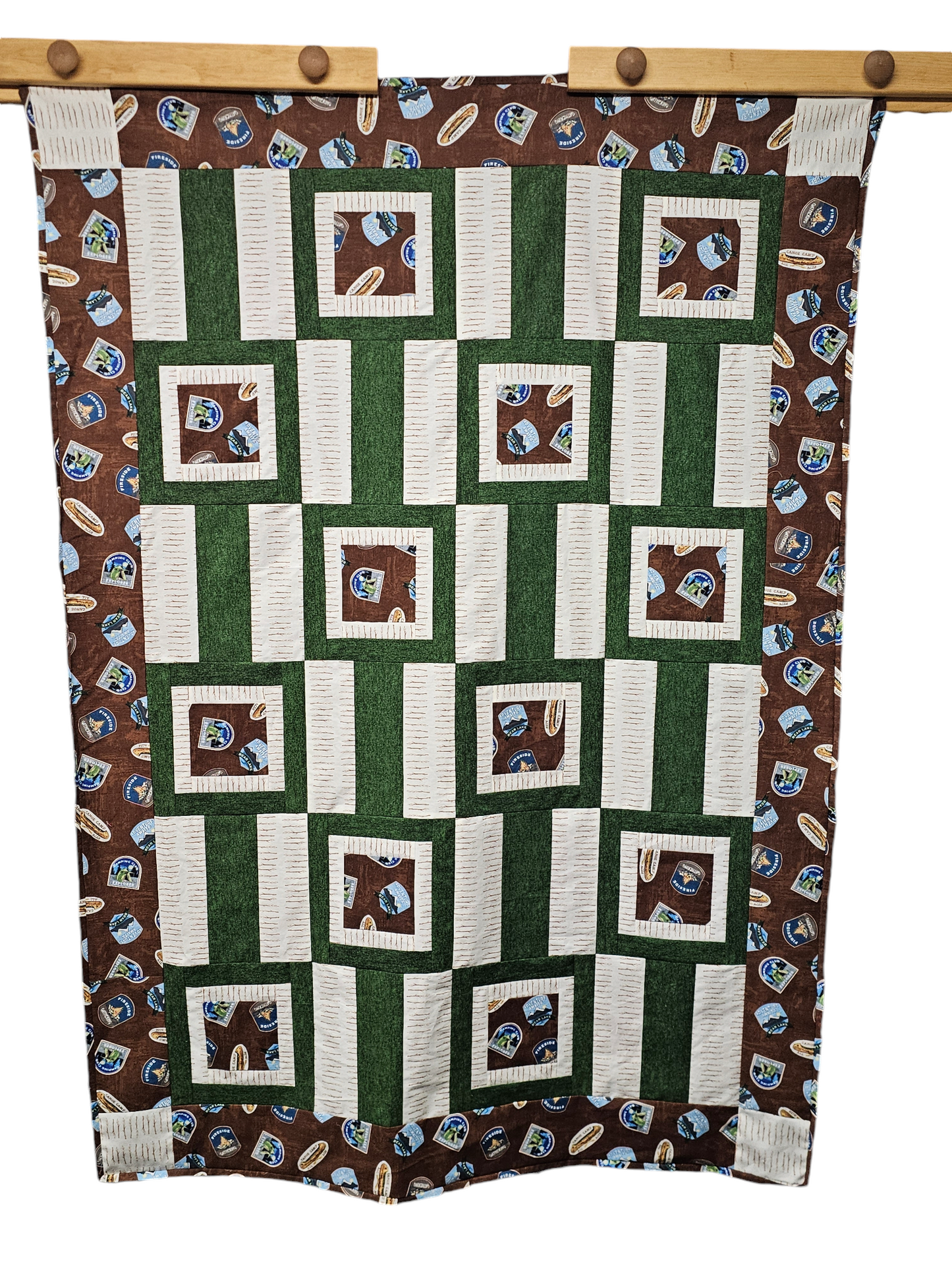 LIMITED EDITION:  3 Yard GALLERY in the WOODS Quilt Kit: