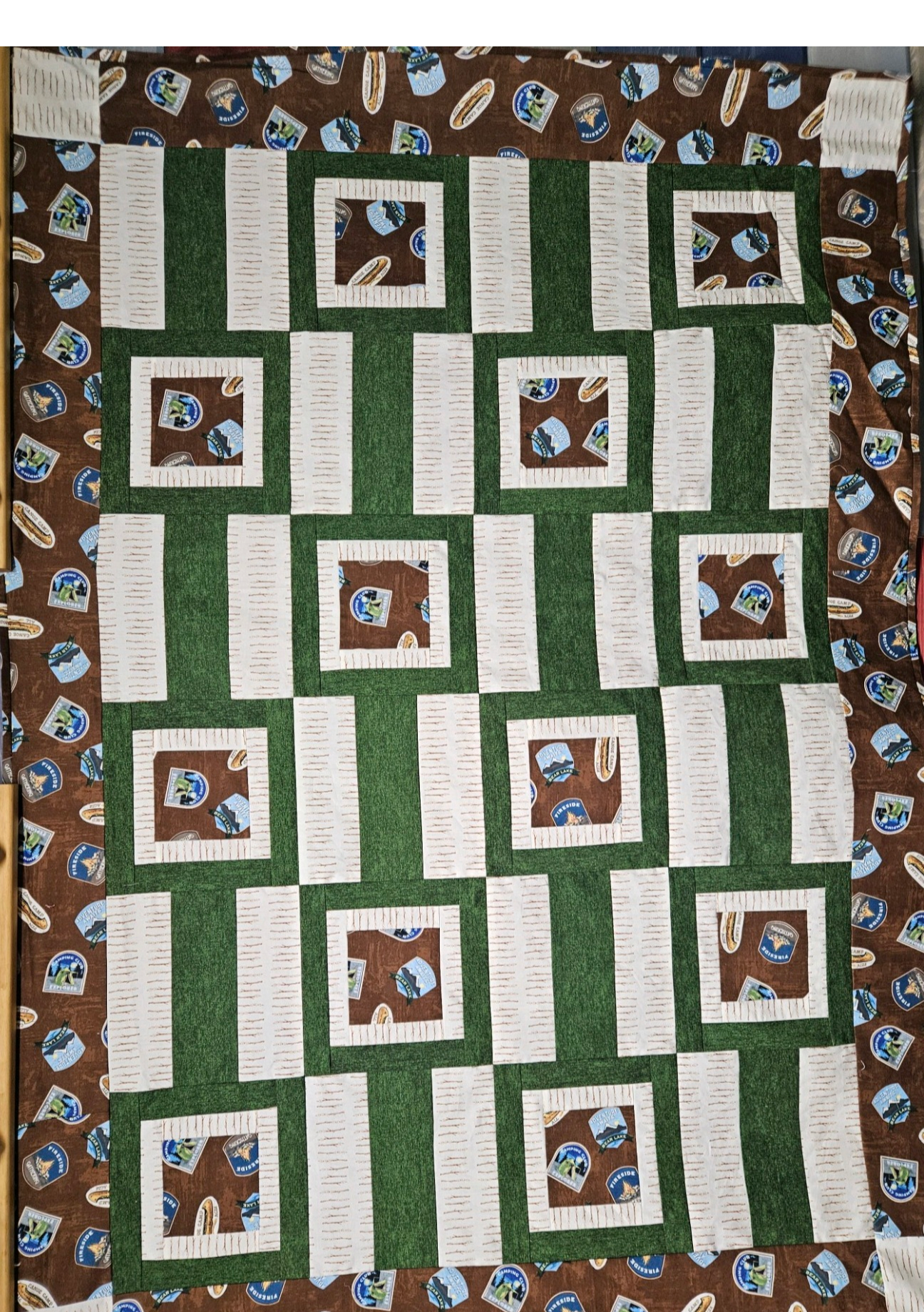 LIMITED EDITION:  3 Yard GALLERY in the WOODS Quilt Kit: