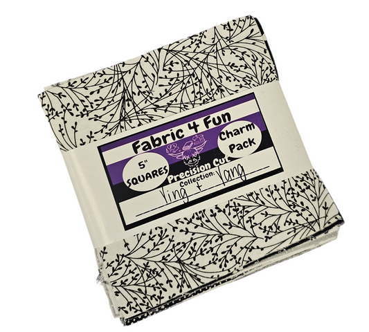 Ying & Yang  5" Charm Pack Squares Exclusive 42 Piece Pre-Cut