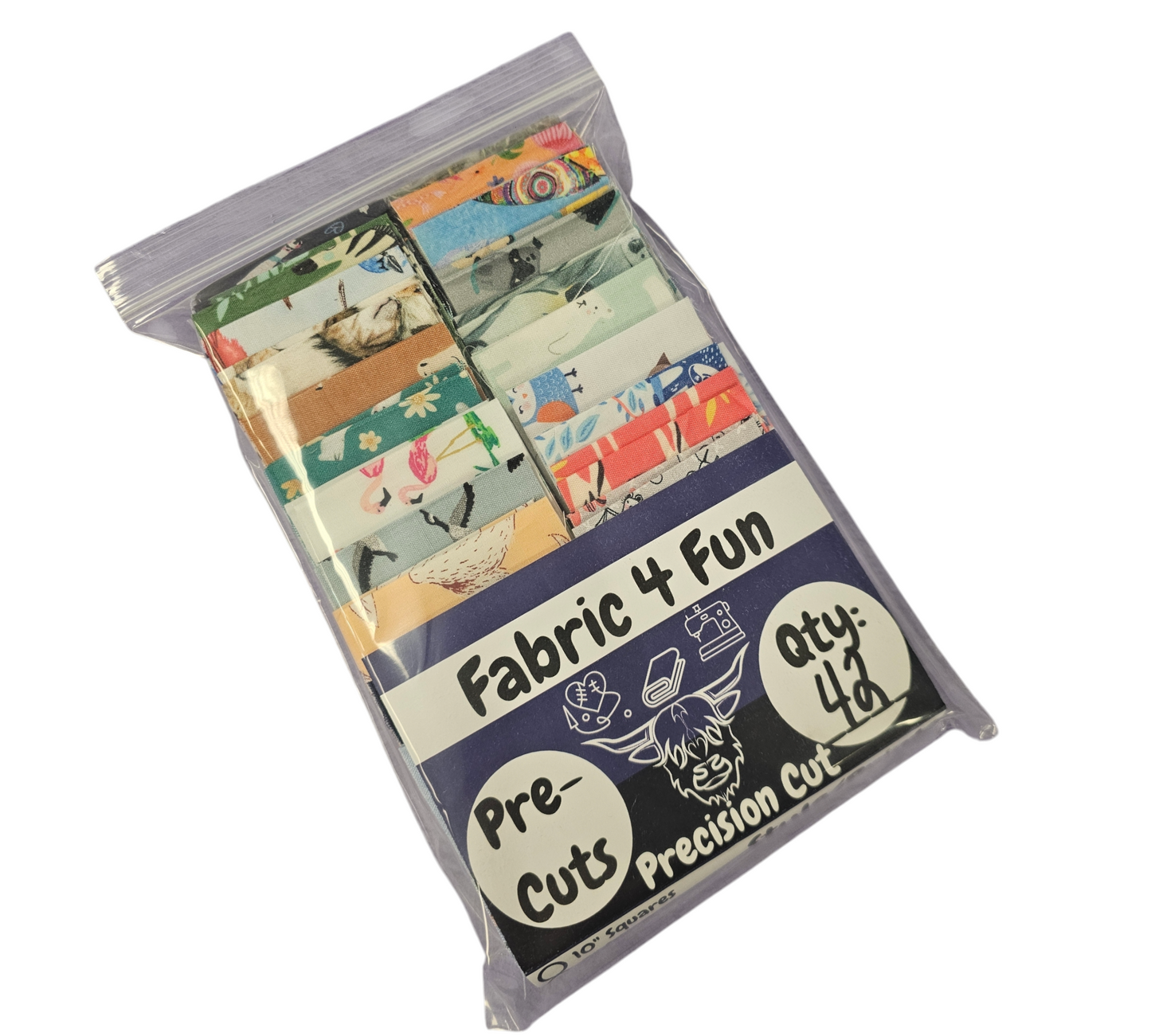 Critters  2 1/2" Strips Exclusive 42 Piece Pre-Cut