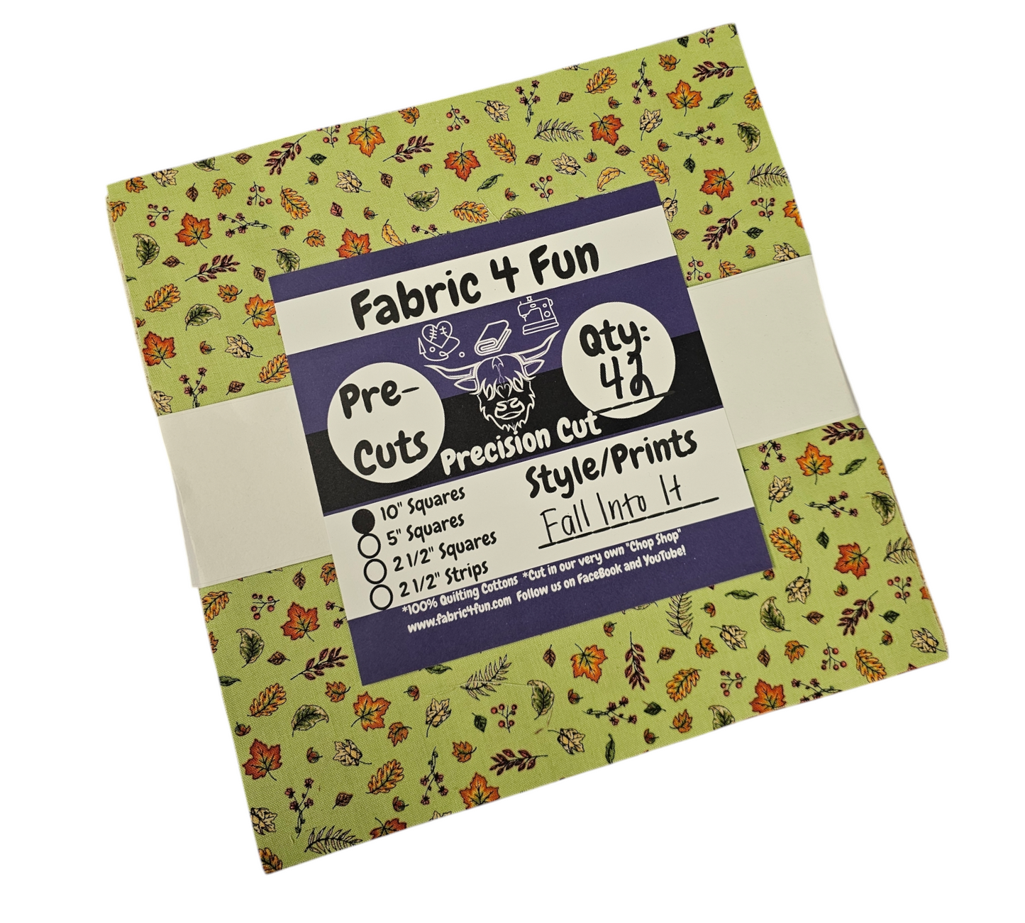 Fall Into It 10"  Squares Exclusive 42 Piece Pre-Cut