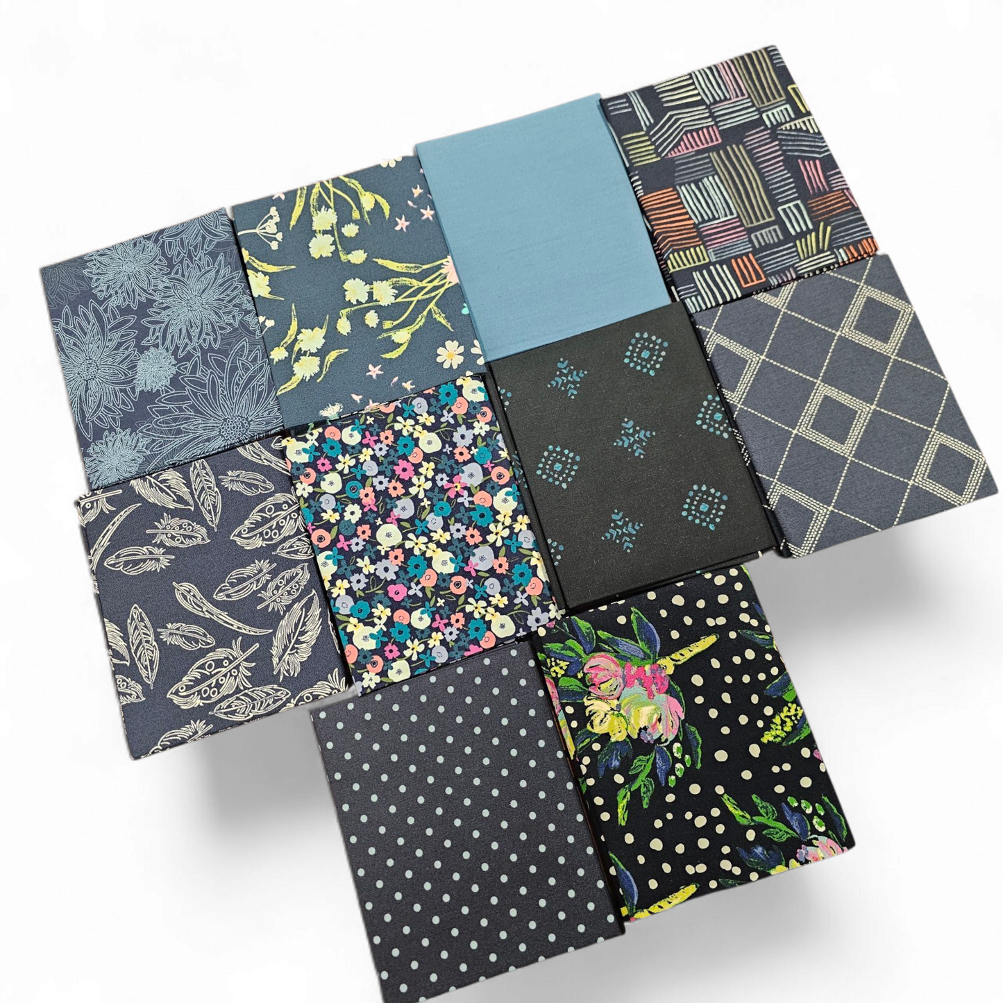 Art Gallery Fat Quarter Bundle Color Master Midnight Ocean Edition No.10 (10 pieces)