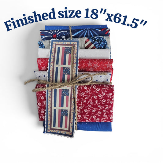 K6999G Love and Glory Tablerunner Kit Finished Size 18"x61.5"