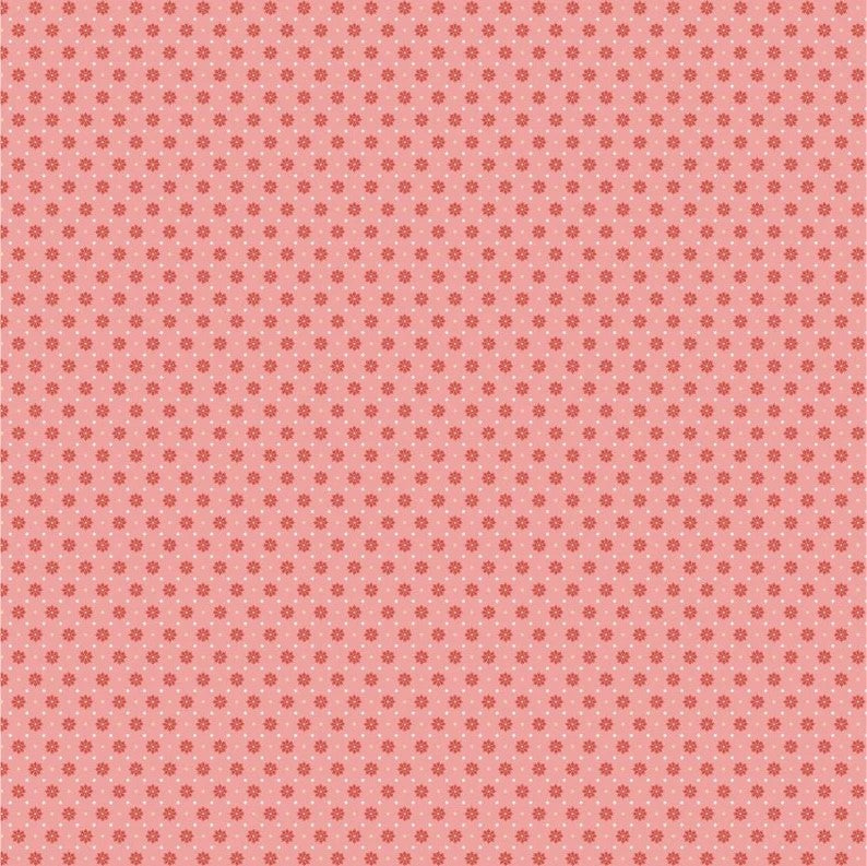 Poppie Cotton Chick-A-Doodle-Doo Florets Pink CD21720