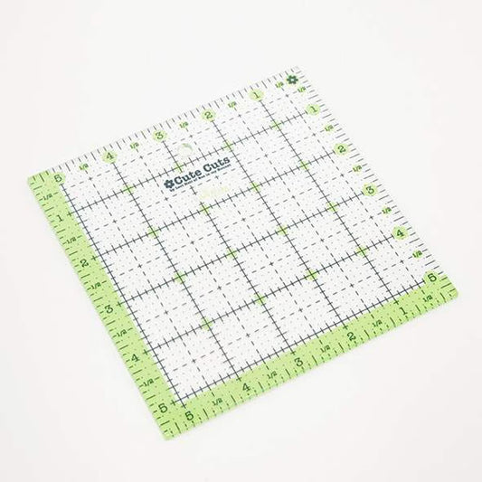 X6005 Lori Holt Cute Cuts Acrylic 5.5"x 5.5" Ruler
