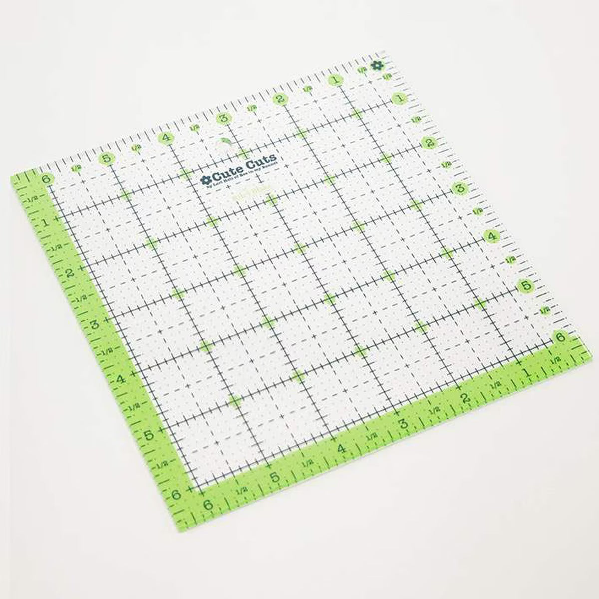 X6002 Lori Holt Cute Cuts Acrylic 6.5"x6.5" Ruler