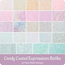 X1003 Riley Blake Batiks Elements Candy Coated 10" Stacker Squares 42 pieces