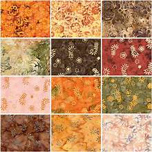 X1004 Riley Blake Batiks Urban Folk 10" Stacker Squares 42 pieces