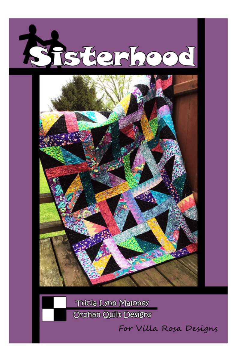 X2018 Sisterhood 50"x64" Quilt Pattern by Villa Rosa Designs