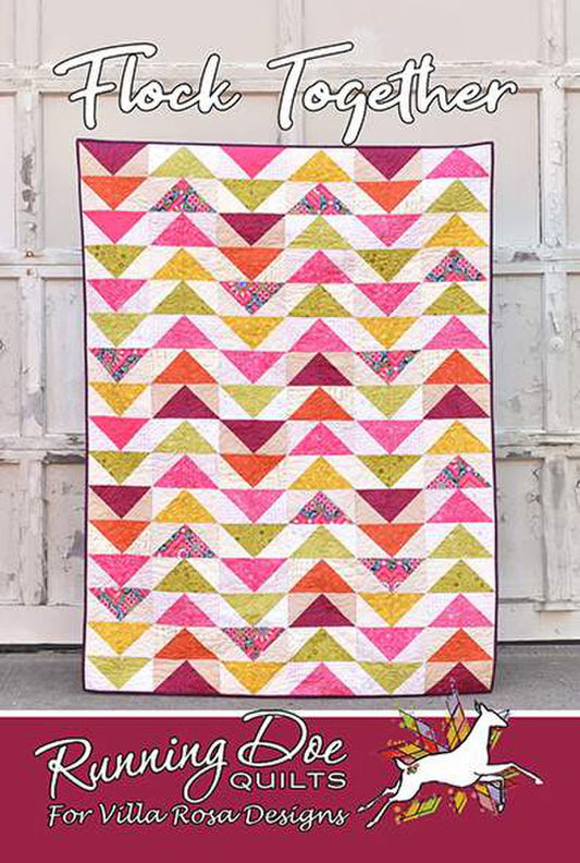 P2020 Flock Together 50"X66 1/2" Quilt Pattern by Villa Rosa Designs