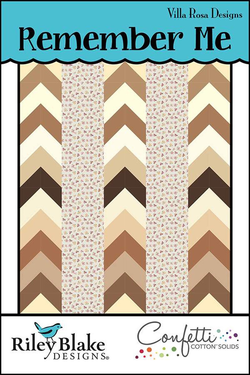 X2033 Remember Me 60"x72" Quilt Pattern by Villa Rosa Designs