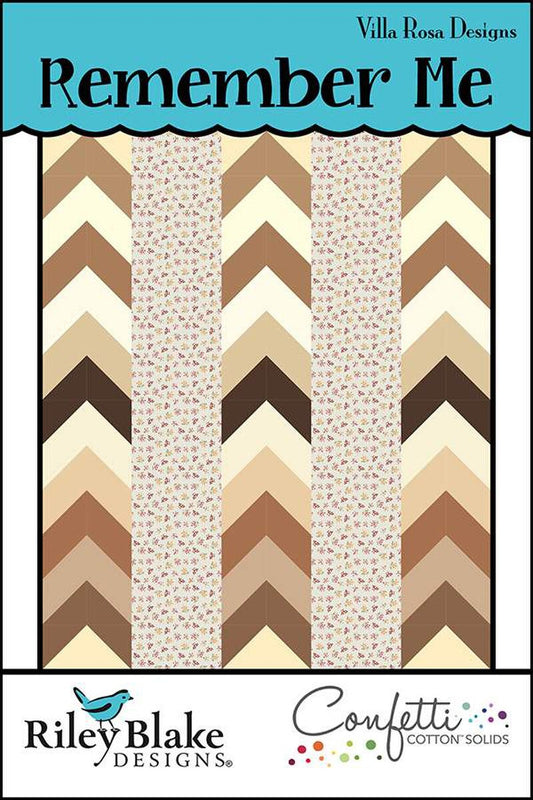 X2033 Remember Me 60"x72" Quilt Pattern by Villa Rosa Designs
