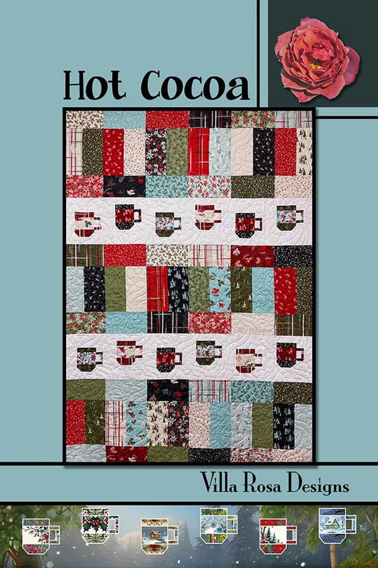 X2035 Hot Cocoa 54"x75" Quilt Pattern by Villa Rosa Designs