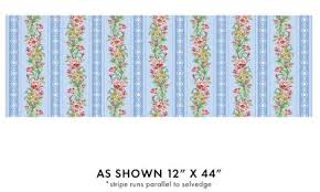 8302 Benartex Designer Fabrics French Romance Stripe Sky 13328-51