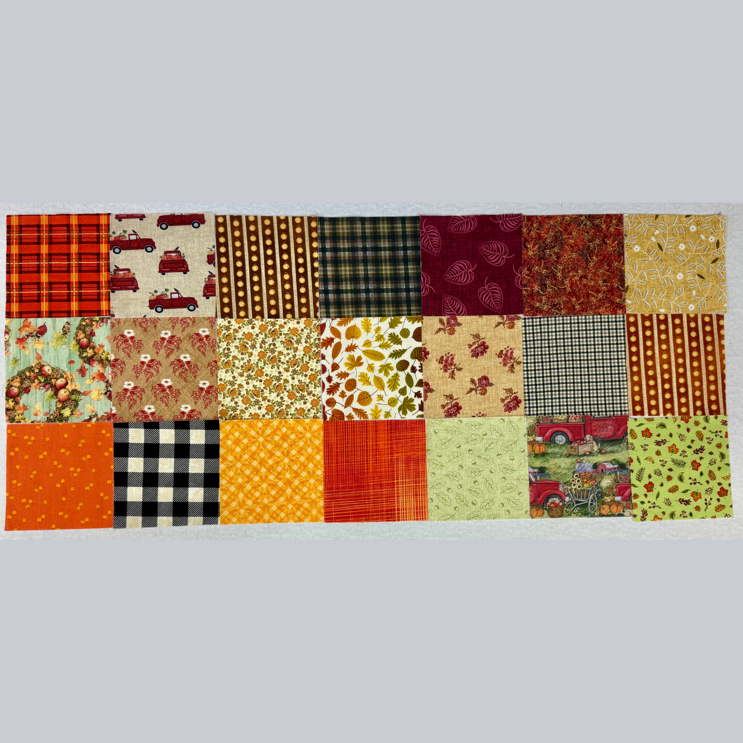 Fall Into It  2 1/2" Mini Charm Squares Exclusive 42 Piece Pre-Cut