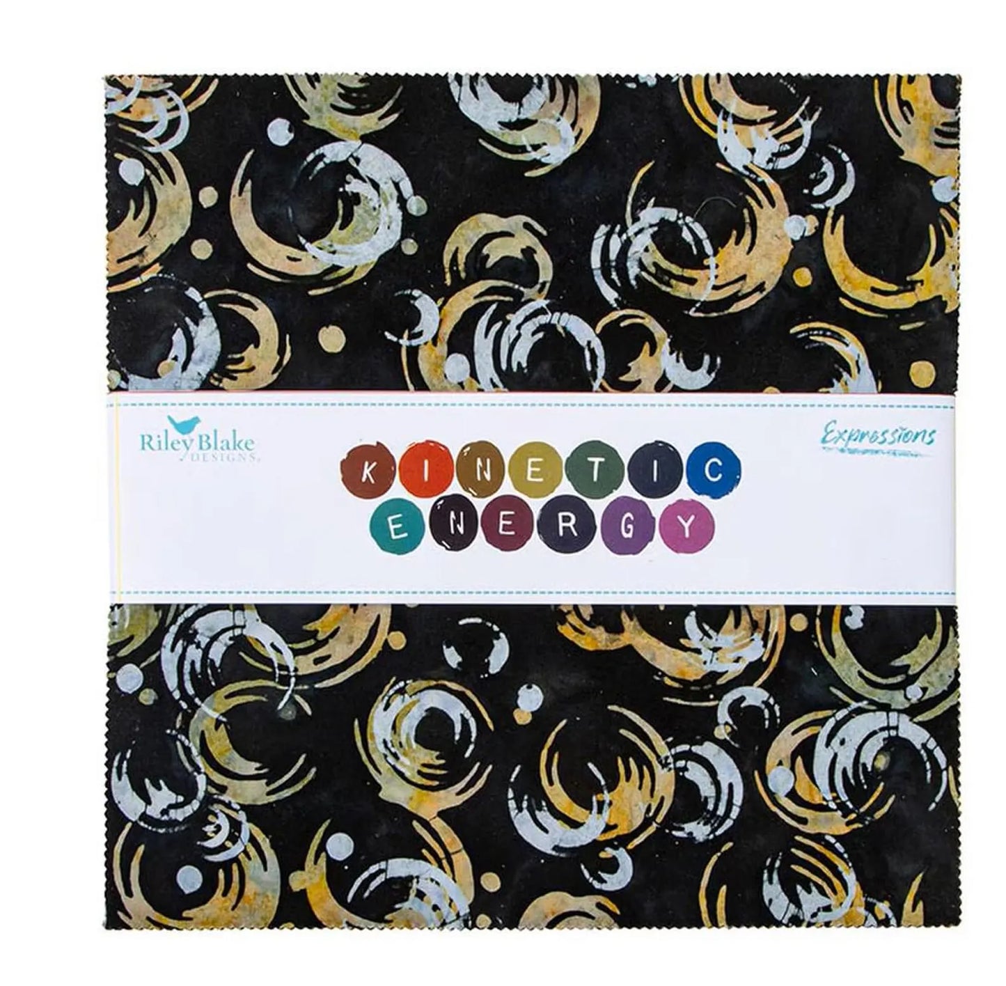 X1020 Riley Blake Designs Batik Kinetic Energy 10" Stacker 42 pieces